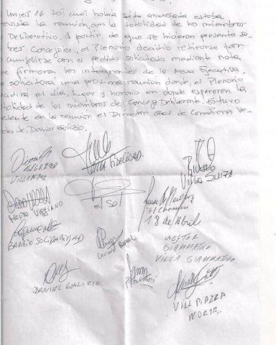 Reuni�n del Plenario de Comisiones Vecinales y Sociedades de Fomento