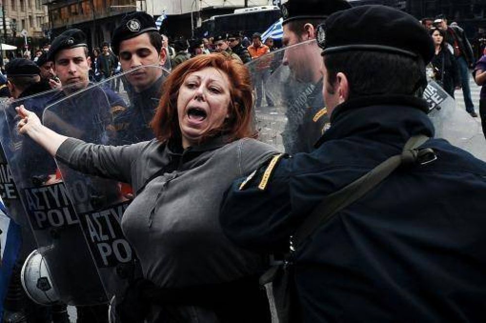 Una huelga contra el ajuste paraliza al sector p�blico en Grecia