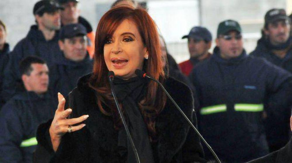 Cristina inaugura las obras de ampliaci�n de SanCor en Chivilcoy
