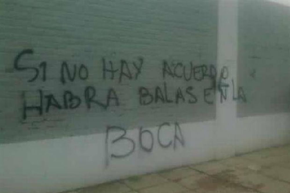 Otro mensaje intimidatorio antes del supercl�sico: "Si no hay acuerdo, habr� balas en Boca"
