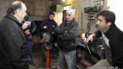 Vidal recorri� el corral�n municipal