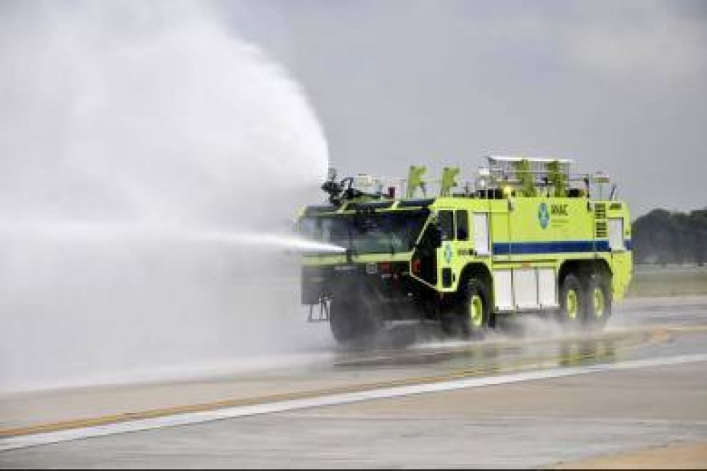 Guinle gestion� una nueva autobomba para el aeropuerto