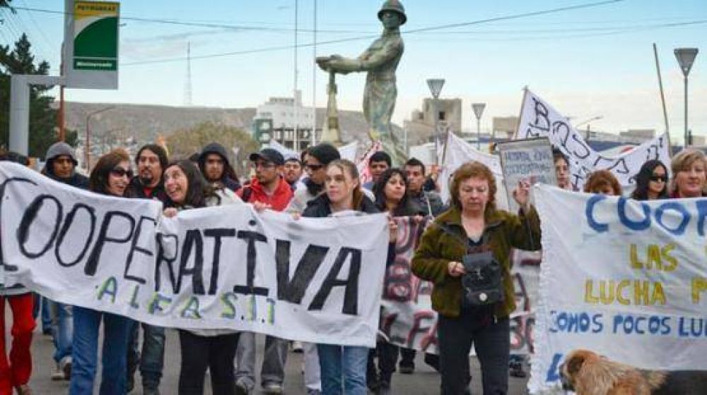 Los cooperativistas est�n con un reclamo por falta de pago