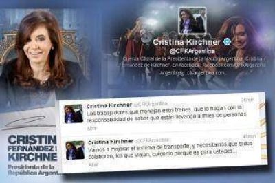Cristina destac� la inversi�n ferroviaria "sin precedente