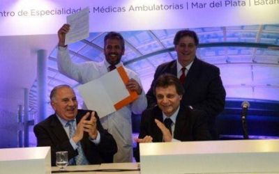 Se cay� parte del techo de la unidad sanitaria del Newbery