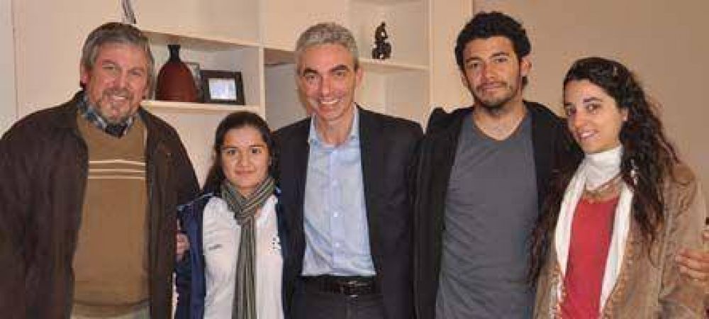 Meoni recibio a la campeona nacional