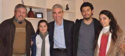 Meoni recibio a la campeona nacional