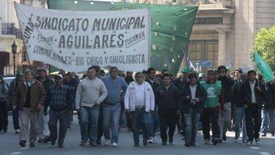 Estatales marcharon en reclamo de mejoras salariales y laborales