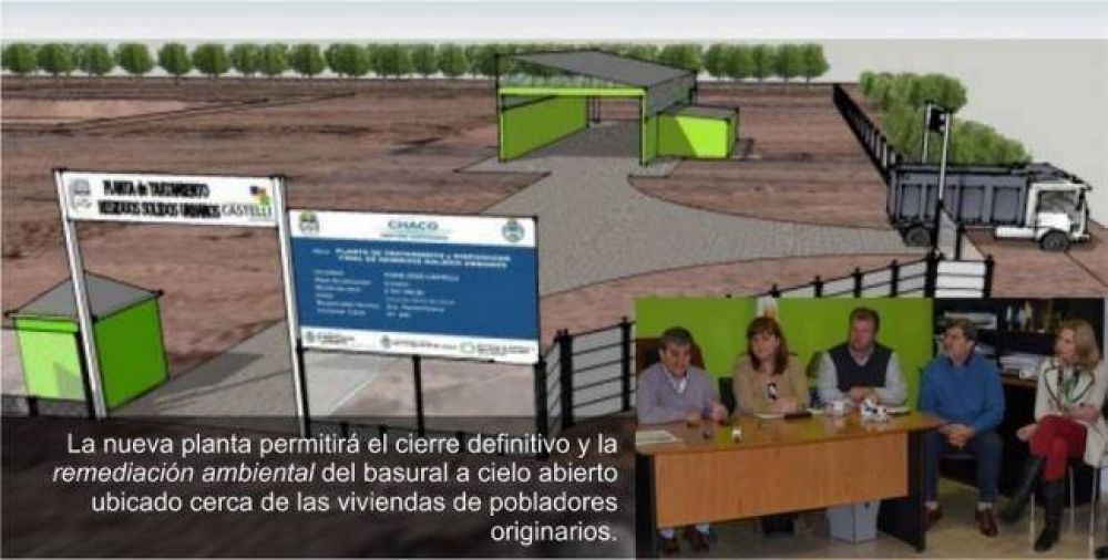Planta de tratamiento de residuos s�lidos urbanos en Castelli: se prev� su inauguraci�n para la primera semana de octubre