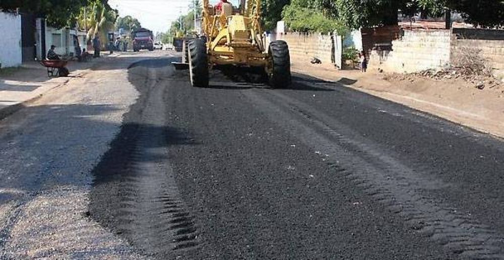 Comienza en la zona Sur la obra de asfaltado anunciado