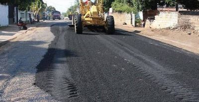 Comienza en la zona Sur la obra de asfaltado anunciado