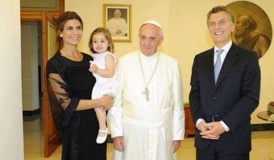 Macri fue recibido ayer por el Papa Francisco