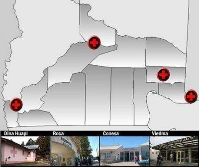 Muerte en hospital p�blico: Viedma, Conesa, Roca y Dina Hupi, dram�ticos ejemplos