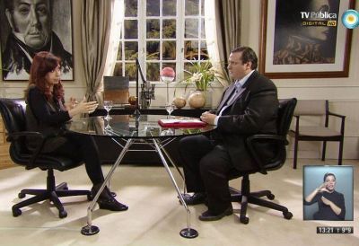 La entrevista a CFK, el 'relleno' futbolero del domingo entre Boca y River