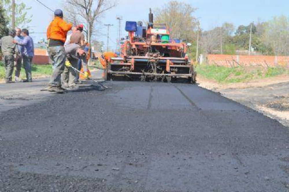 �ltima etapa de obra en la calle Soldado Argentino