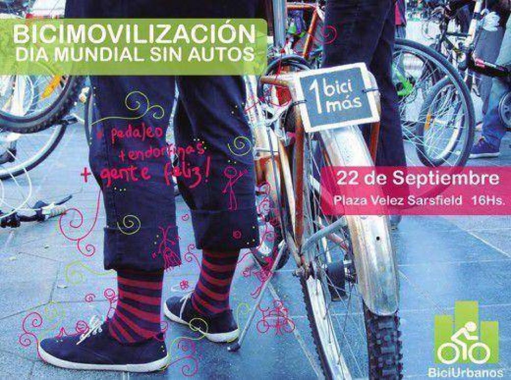 Celebran el D�a Mundial sin Autos con una bicicleteada por C�rdoba