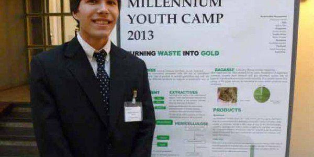 Piquense estuvo en Finlandia integrando un equipo que expuso un proyecto
