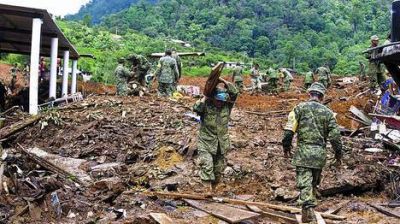 Alud en M�xico: desesperada b�squeda de desaparecidos