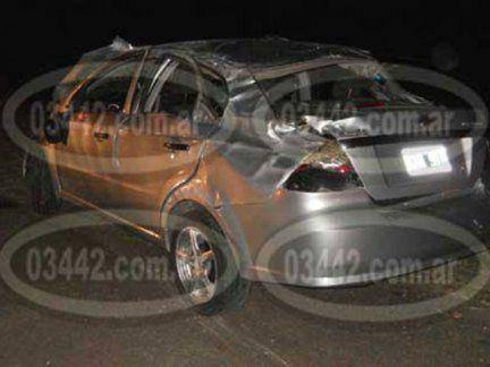 Conductor falleci� producto de las graves lesiones tras despistar y volcar en Ruta 14
