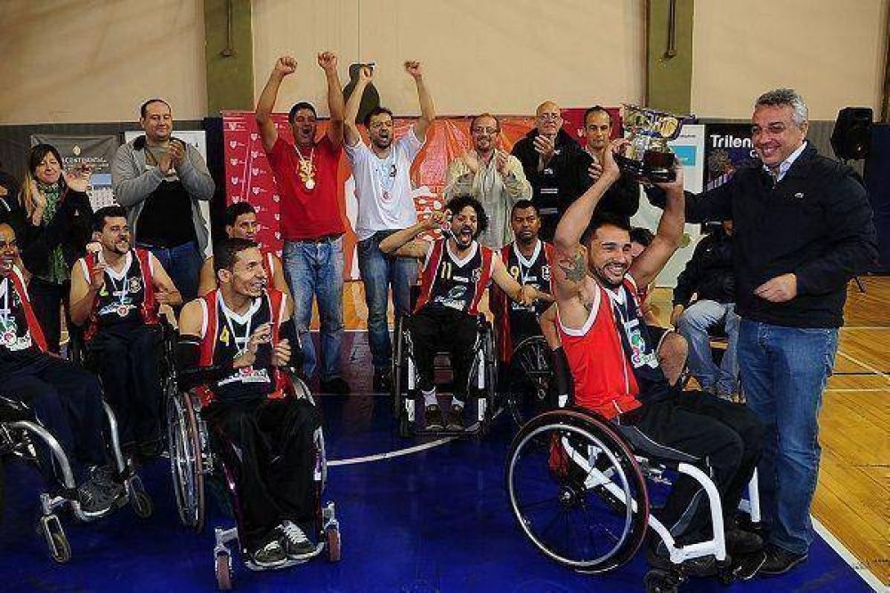 El primer torneo internacional de Quad Rugby en el pa�s fue en Tigre