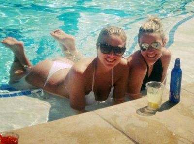 Las azafatas de Guido Kaczka se pusieron hot en Las Vegas