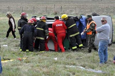 Dos muertos en otro vuelco fatal en Ruta 226