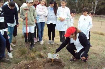 Alumnos de Quem�, en iniciativa mundial por la paz