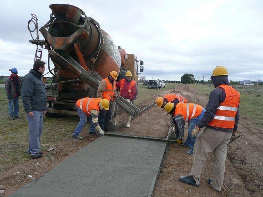 La nueva bicisenda de Tornquist empieza a ser una realidad