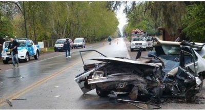 Triple choque en Funes: un muerto
