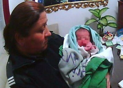 Beb� abandonado en San Fernando es rescatado por patrulla municipal
