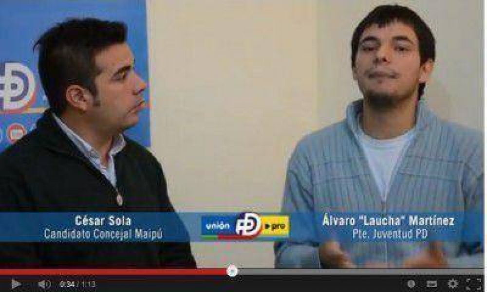 Con un video agresivo, el PD trata de sacarle votos al candidato de izquierda Nicols Del Cao