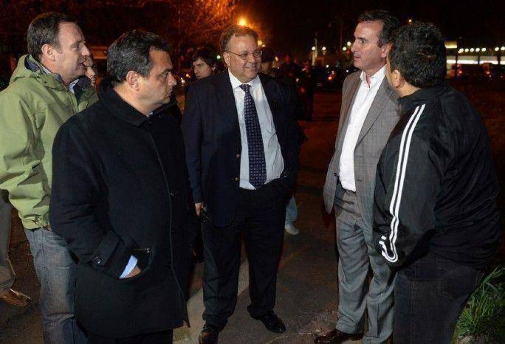 Paco P�rez lider� un operativo policial en Guaymall�n