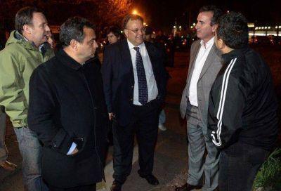 Paco P�rez lider� un operativo policial en Guaymall�n