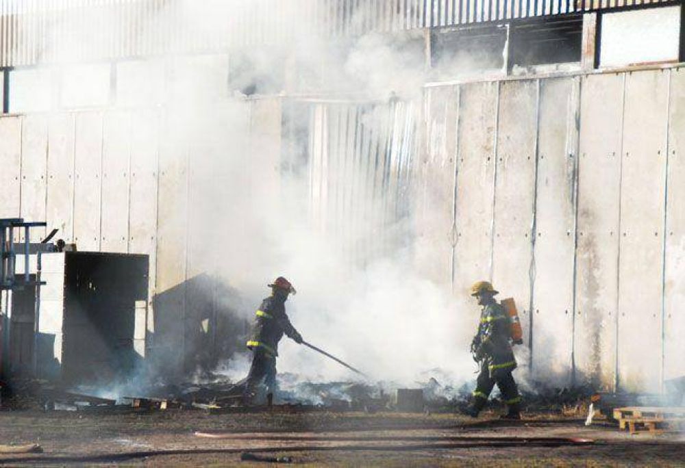 Incendio en el Parque Industrial