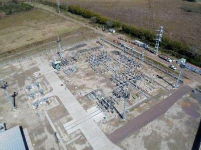 Estaci�n el�ctrica casi en el t�rmino de su finalizaci�n