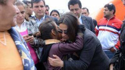 Luc�a acompa�� operativo social en el sur capitalino