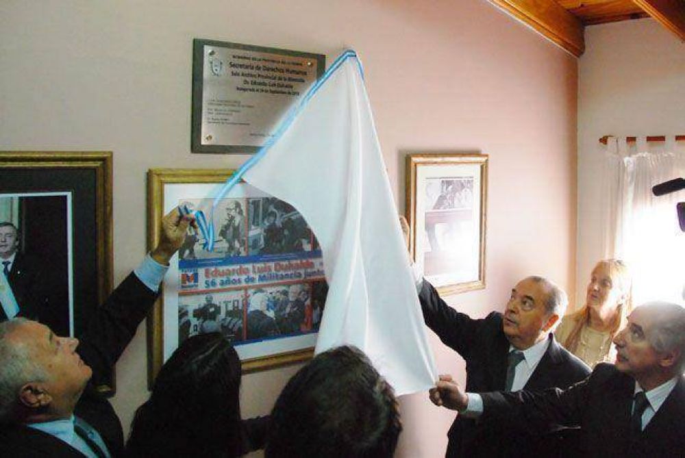 Inauguraron el Archivo de la Memoria