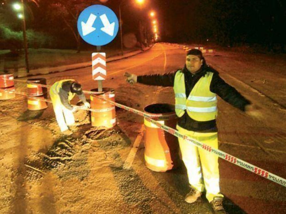 Cierran la avenida Belgrano por las noches