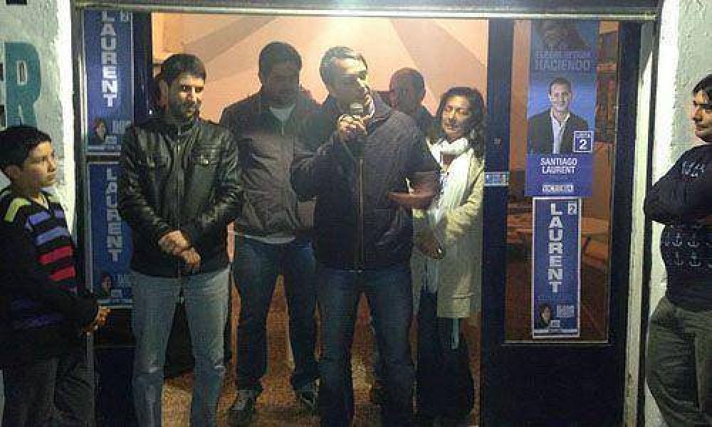 En el lanzamiento de Insaurralde, Laurent elogi� el modelo Lomas