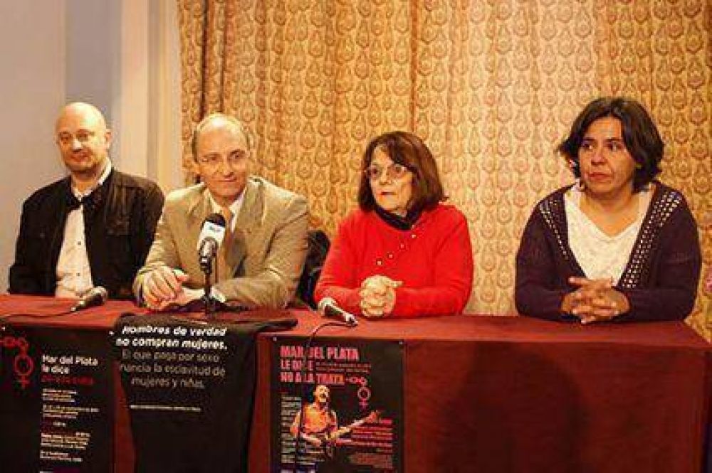 Presentaron las Jornadas Mar del Plata le dice no a la trata