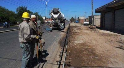 Est� lista el 70 % de la repavimentaci�n de la avenida San Mart�n