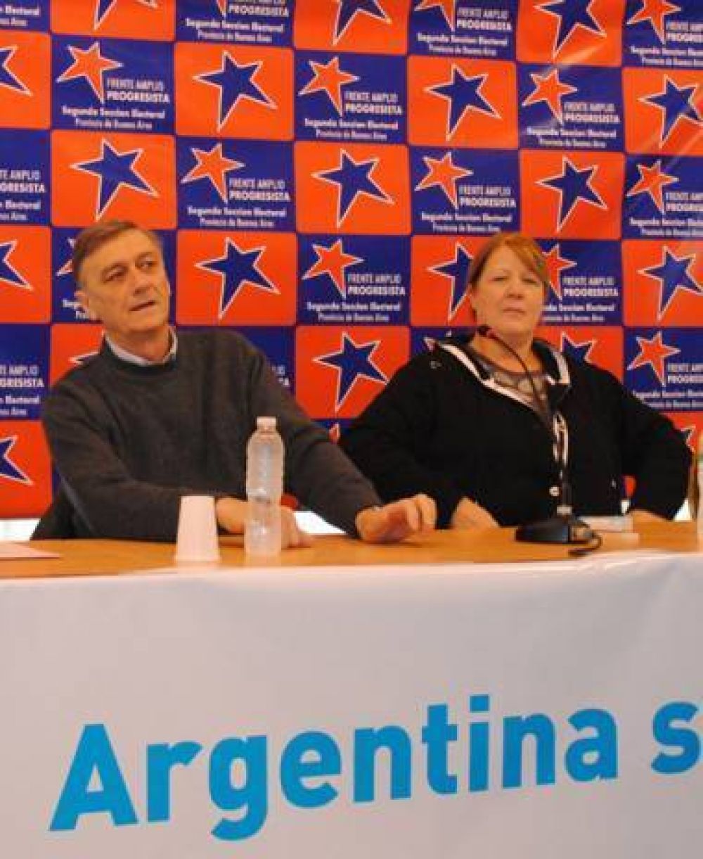 Frente Progresista C�vico y Social: Binner y Stolbizer planean juntos una visita a San Nicol�s