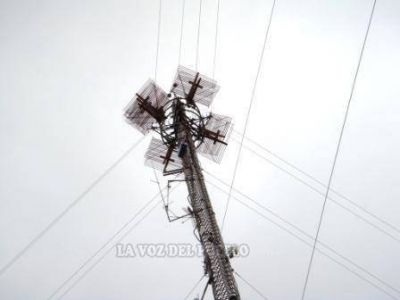 Nuevo sistema irradiante para la repetidora de Canal 7
