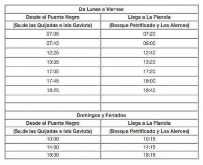 Modifican recorrido de L�nea 50 - Villa Los Coihues