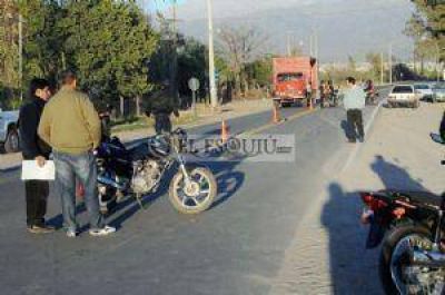 Tr�gico siniestro: Derrap� y lo atropellaron de frente