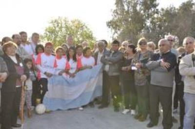 Inauguraron Polideportivo del Barrio Obrero Rawson