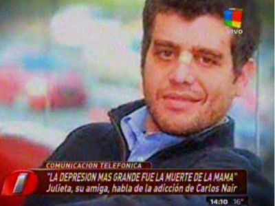 Habl� una amiga de Carlitos Nair: "Usaba parches de morfina"