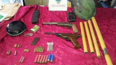 Incautaron armas y proyectiles en Godoy Cruz