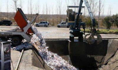 Destruyeron en Maip� casi 3 millones de atados de cigarrillos adulterados