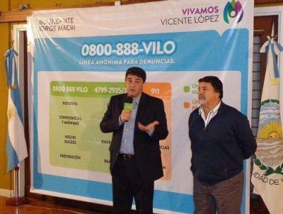 Jorge Macri present� una l�nea 0800 para realizar denuncias an�nimas